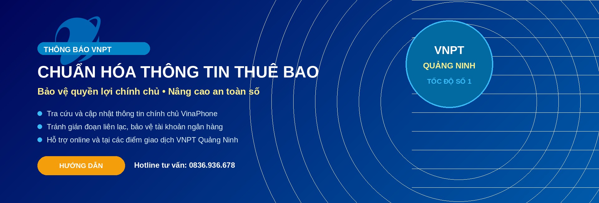 VNPT VinaPhone - Chuẩn hóa thông tin thuê bao