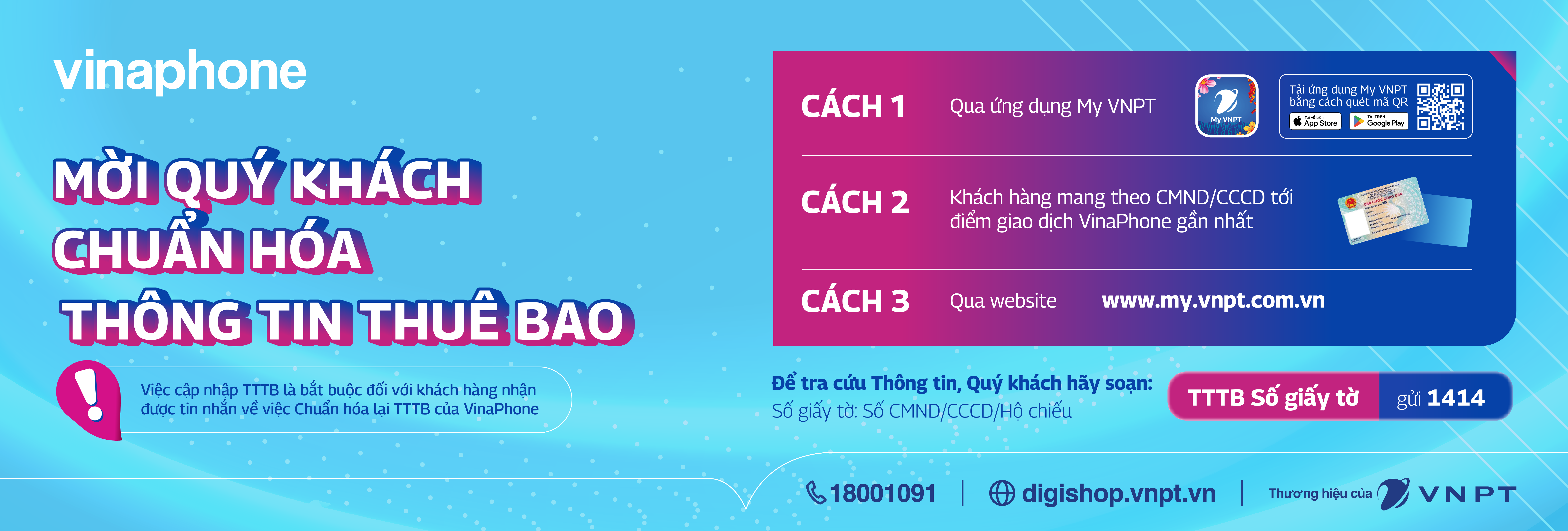 VNPT Chuẩn hóa thông tin